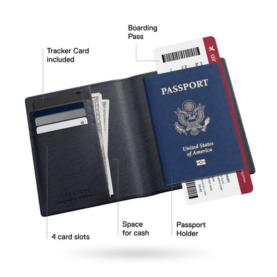 Trackable Passport Wallet <br> Ekster x Dore & Rose