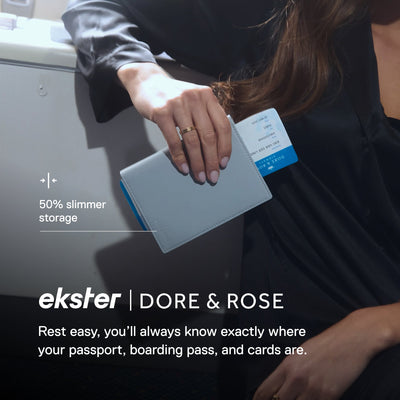 Trackable Passport Wallet <br> Ekster x Dore & Rose