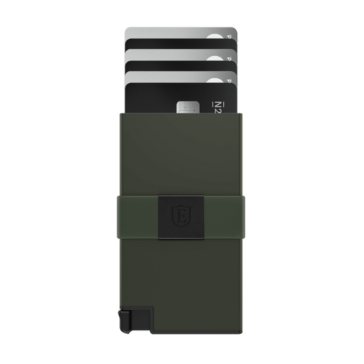 Army Green Aluminum Cardholder