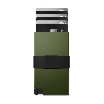 Olive Aluminum Cardholder