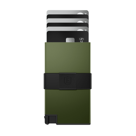 Olive Aluminum Cardholder