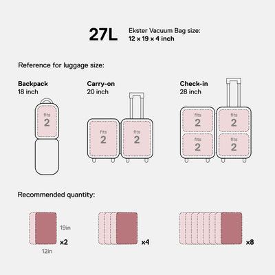 TravelPack™ Vacuum Bag